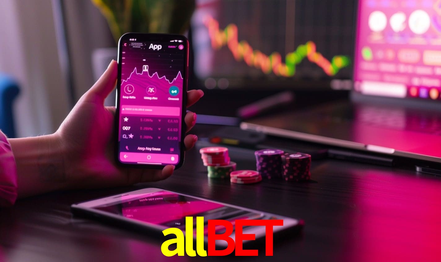 Comparação APP mobile vs versão web da allbet